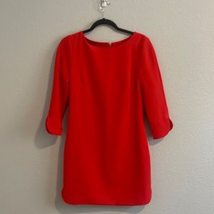 Beautiful red/peach Vince Camuto work dress